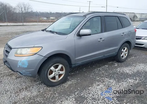 2008 Hyundai Santa Fe Gls z USA, uszkodzony, nr VIN 5NMSG13D78H214455